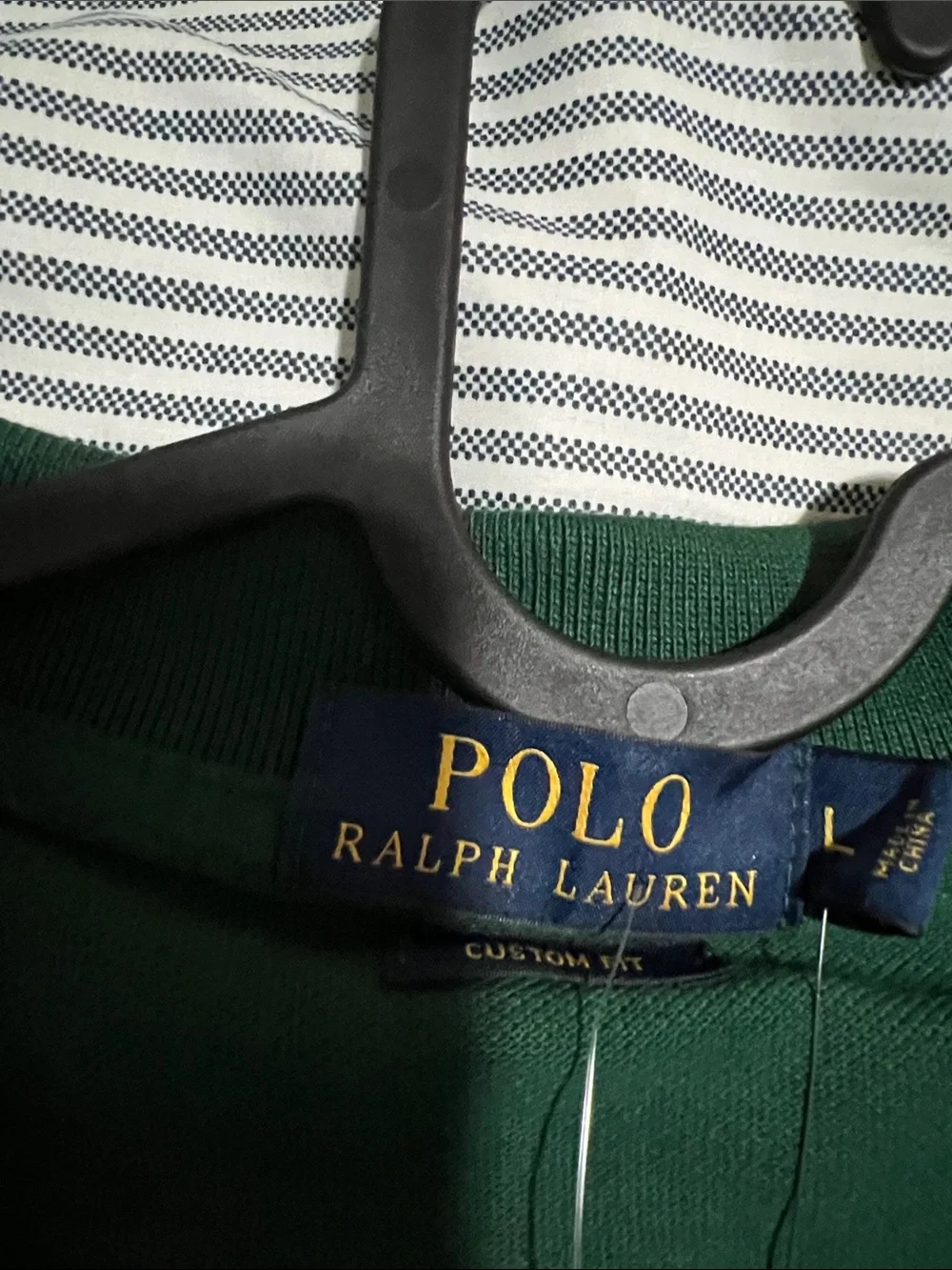 Polo by Ralph Lauren Forest Green Polo with Gray Pony